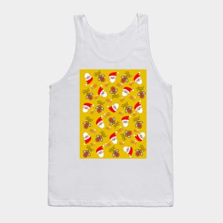 CHRISTMAS Holiday Santa And Reindeer Tank Top